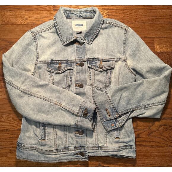 Old Navy Womens Jean Jacket Light Blue X-Small - Picture 2 of 6